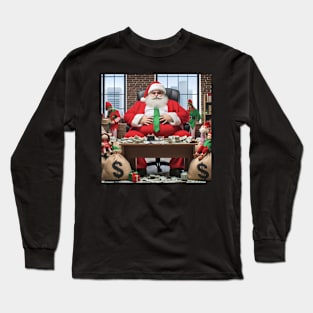 St. Capitalist Santa Long Sleeve T-Shirt